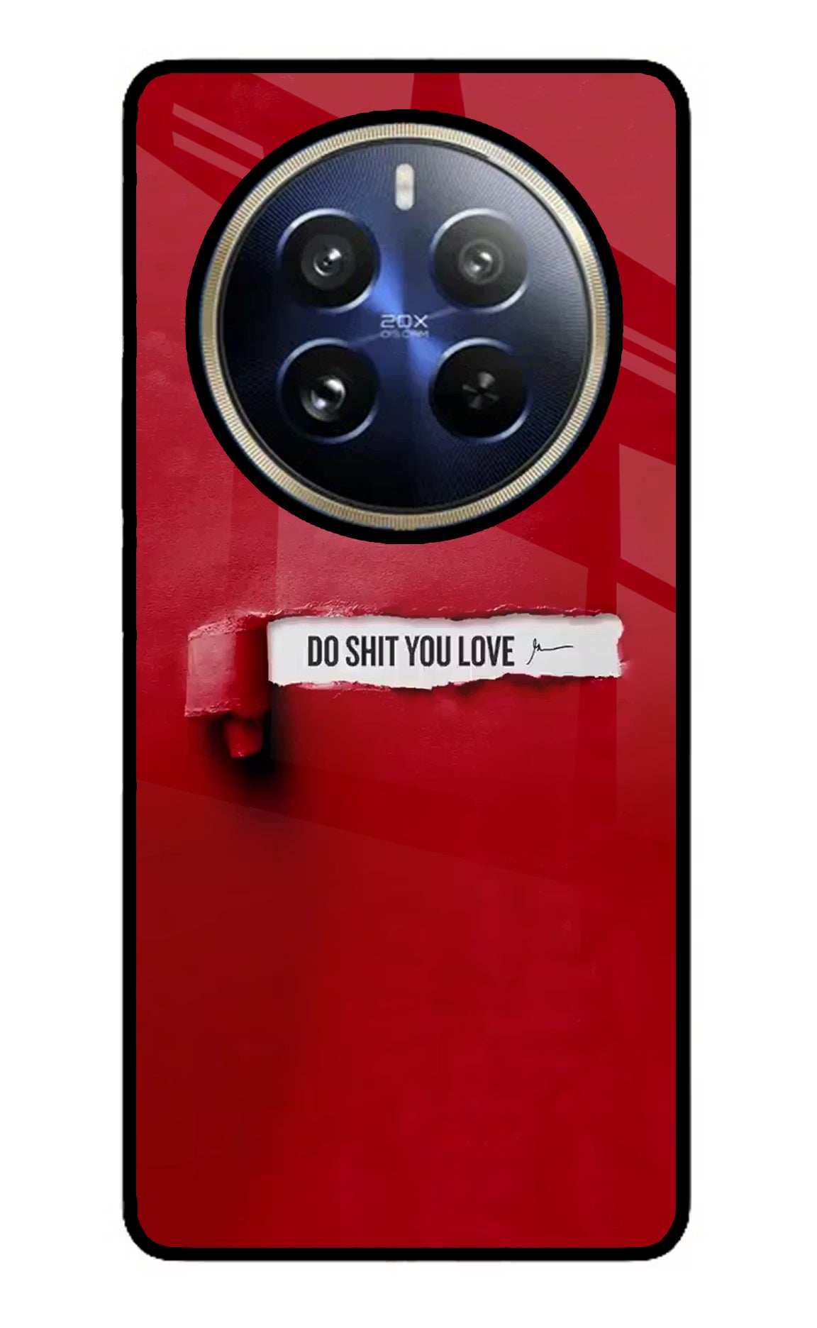 Do Shit You Love Realme 12 Pro 5G/12 Pro+ 5G Glass Case Back Cover by Casekaro