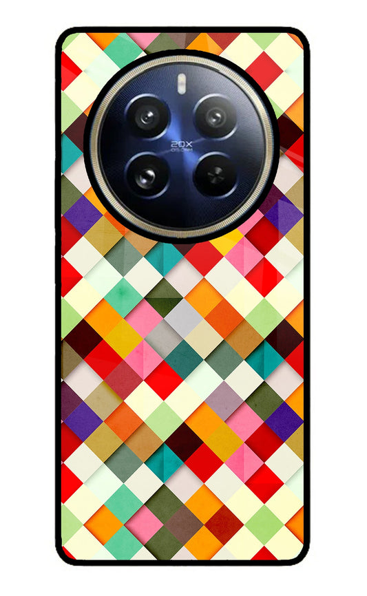 Geometric Abstract Colorful Realme 12 Pro 5G/12 Pro+ 5G Glass Case