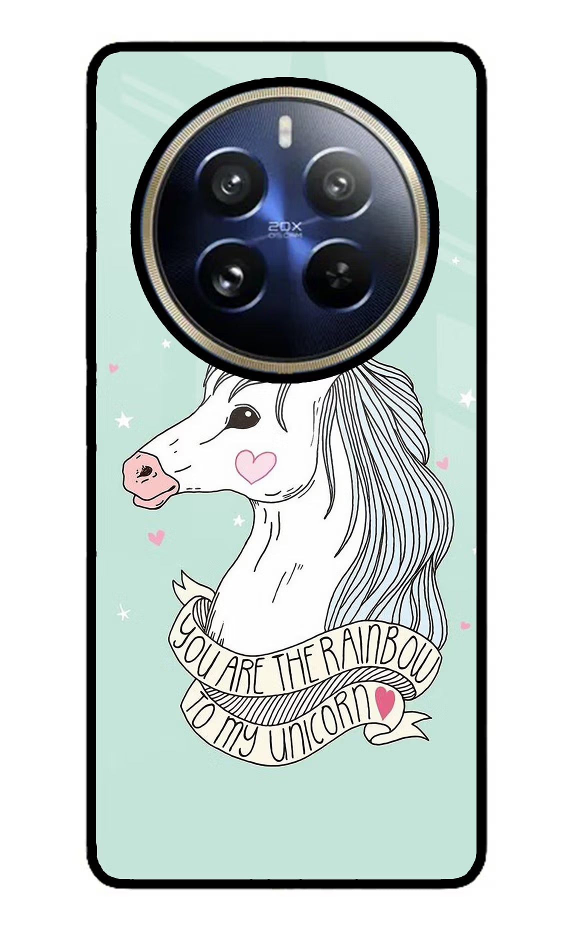 Unicorn Wallpaper Realme 12 Pro 5G/12 Pro+ 5G Glass Case Back Cover by Casekaro