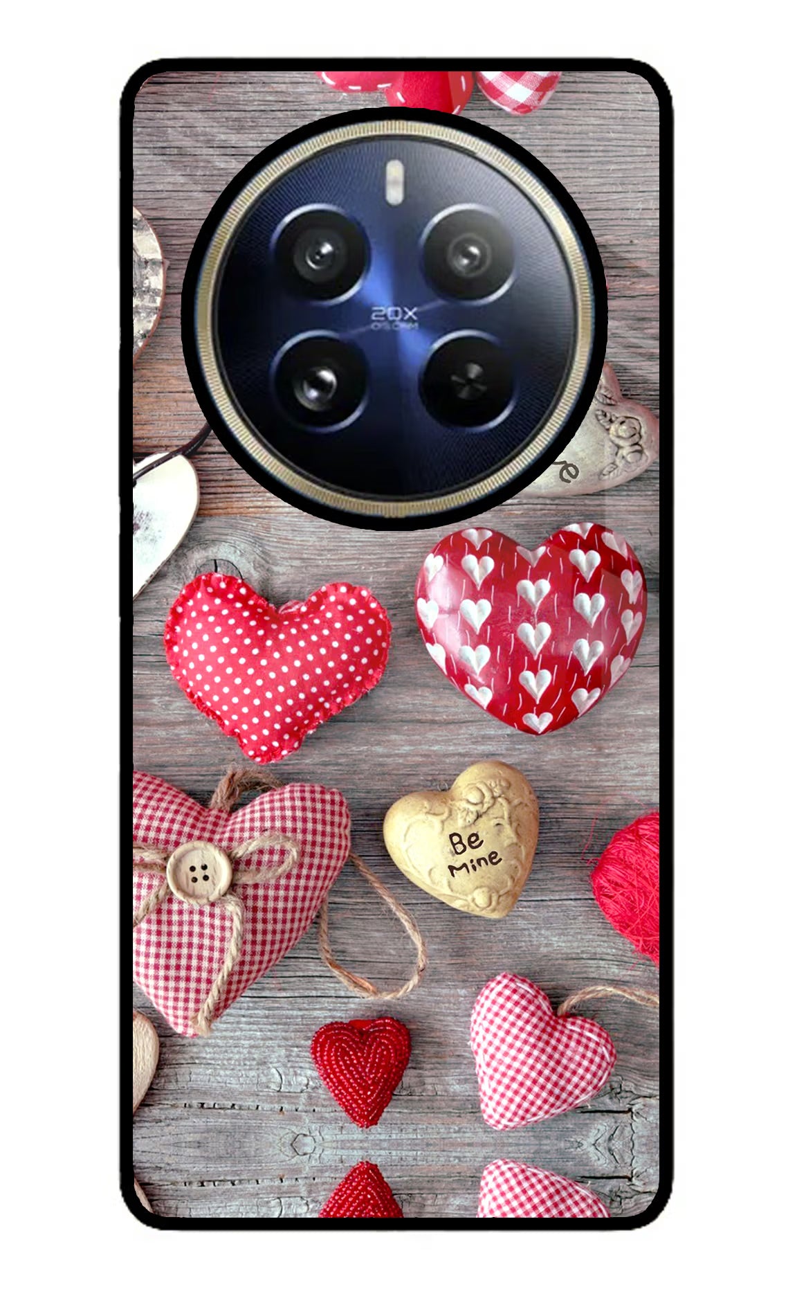 Love Wallpaper Realme 12 Pro 5G/12 Pro+ 5G Glass Case Back Cover by Casekaro