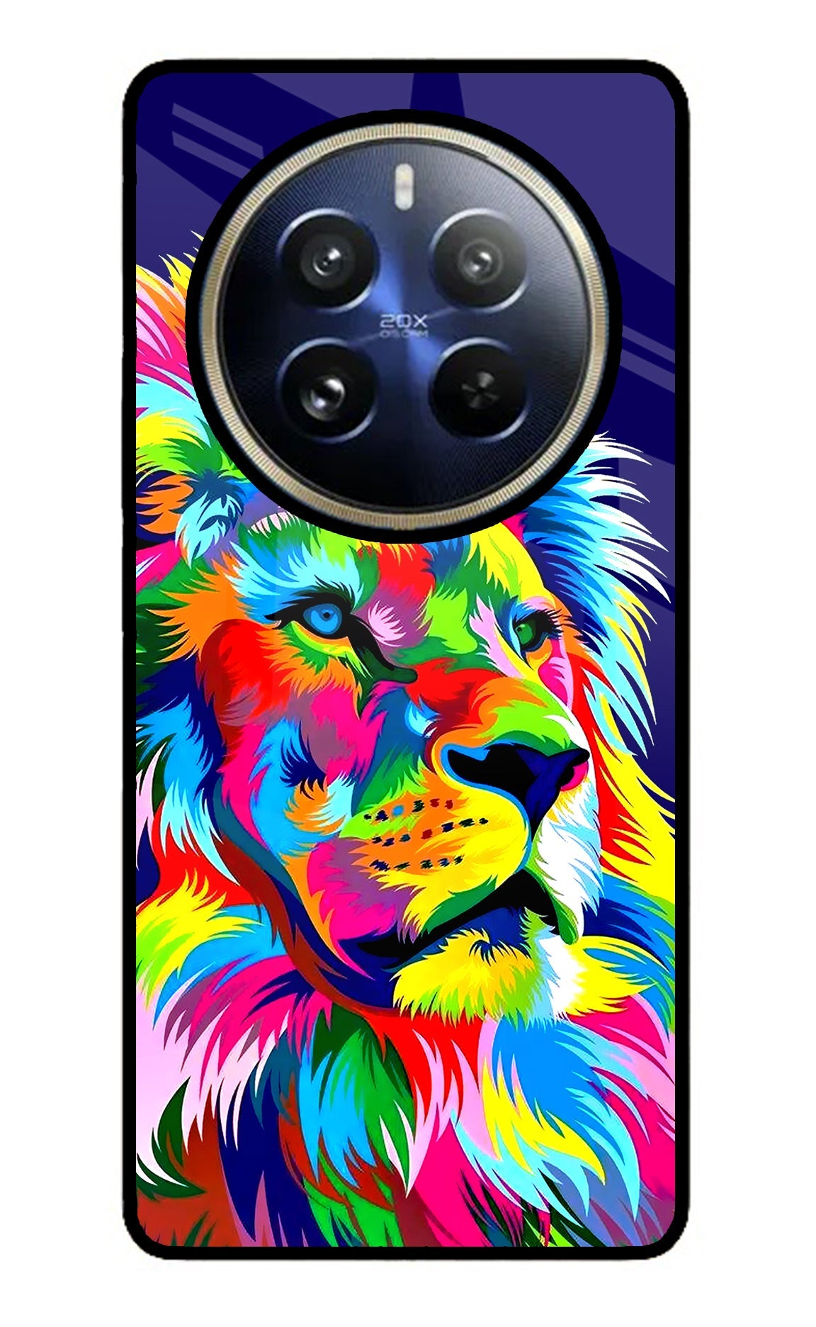 Vector Art Lion Realme 12 Pro 5G/12 Pro+ 5G Glass Case