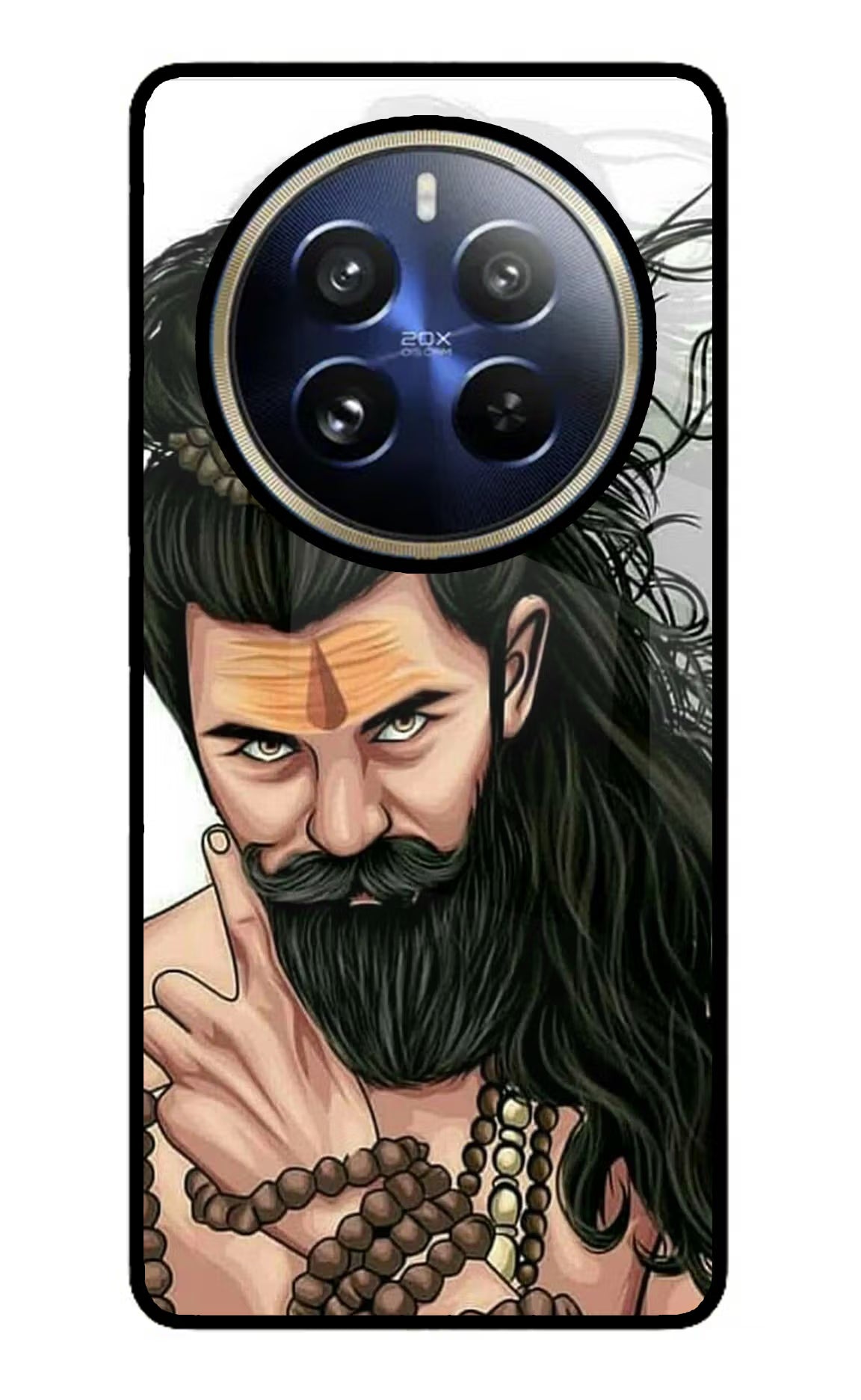 Mahadev Realme 12 Pro 5G/12 Pro+ 5G Glass Case Back Cover by Casekaro