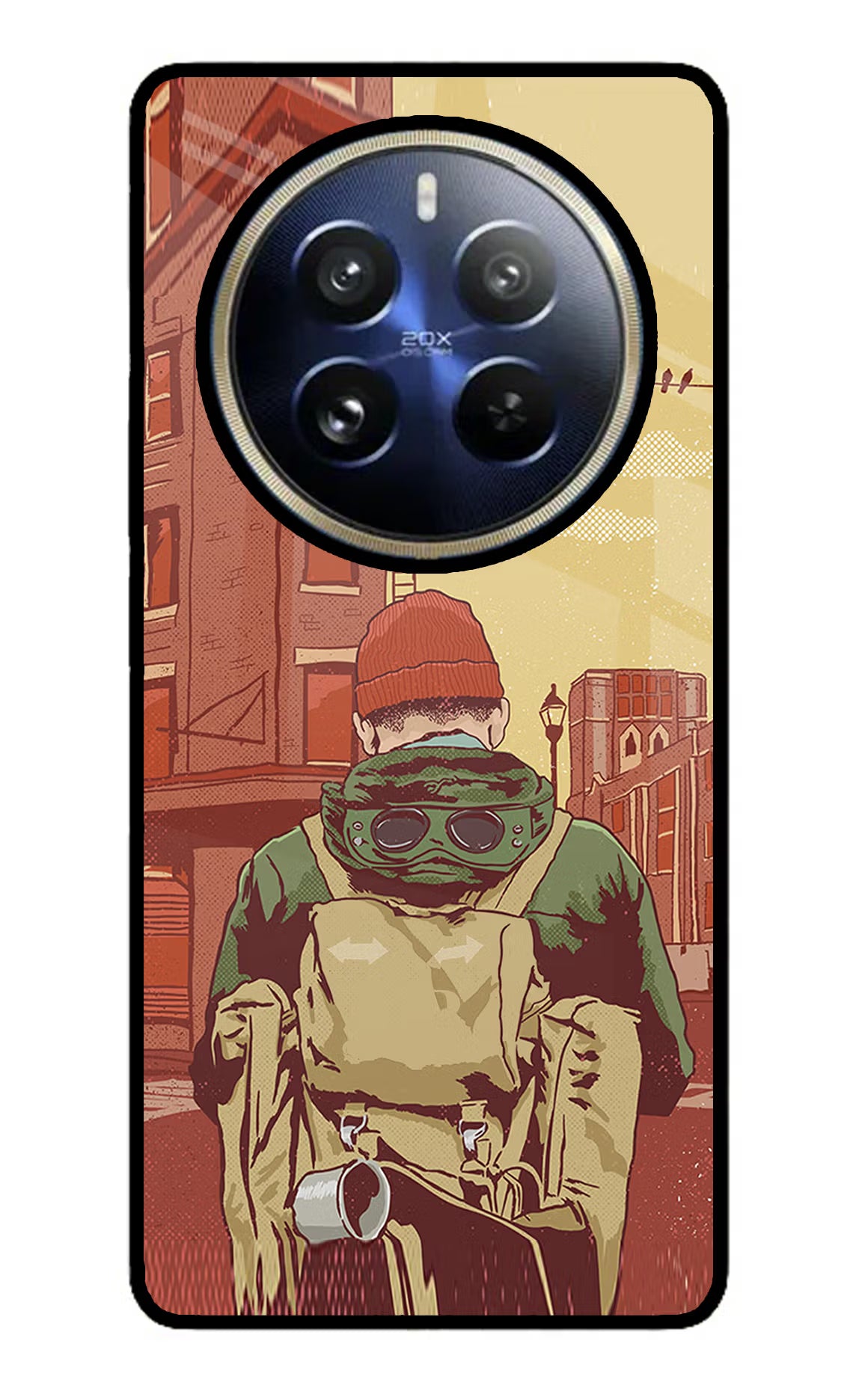 Adventurous Realme 12 Pro 5G/12 Pro+ 5G Glass Case Back Cover by Casekaro