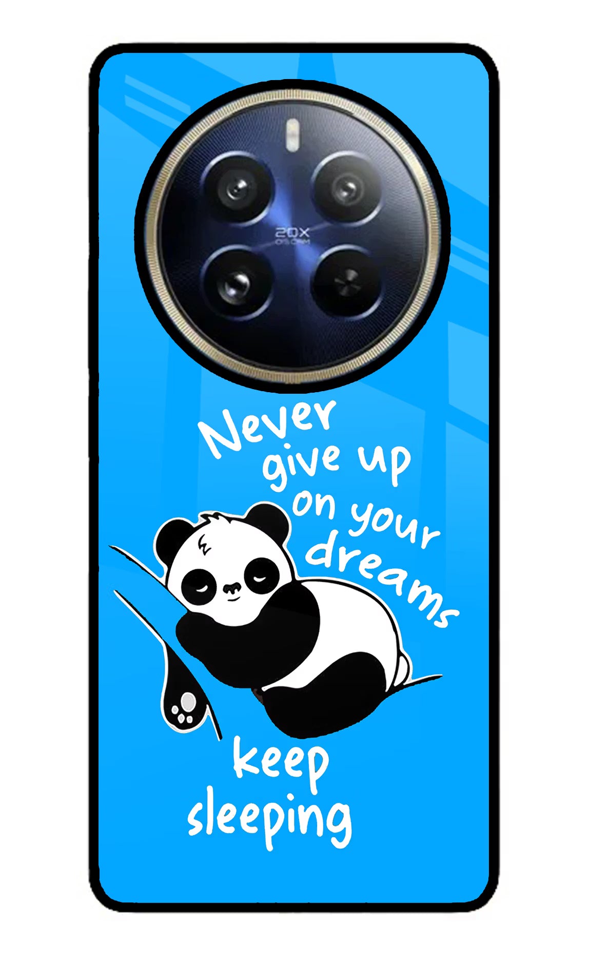 Keep Sleeping Realme 12 Pro 5G/12 Pro+ 5G Glass Case Back Cover by Casekaro