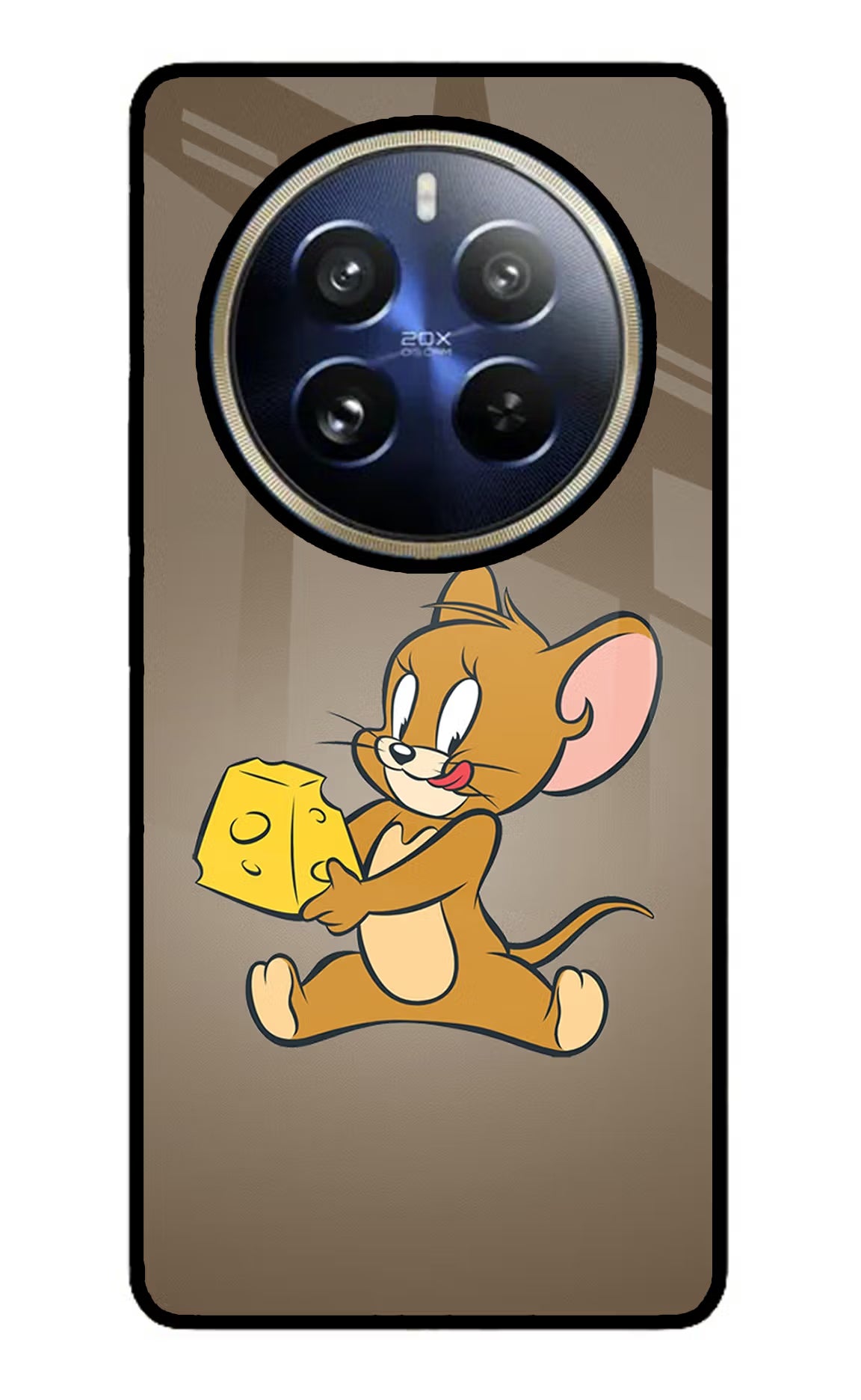 Jerry Realme 12 Pro 5G/12 Pro+ 5G Glass Case Back Cover by Casekaro