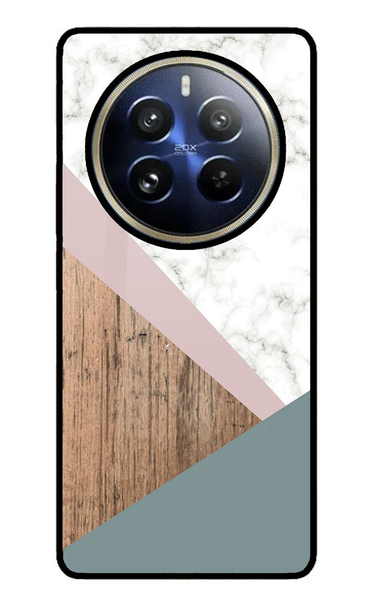 Marble wood Abstract Realme 12 Pro 5G/12 Pro+ 5G Glass Case