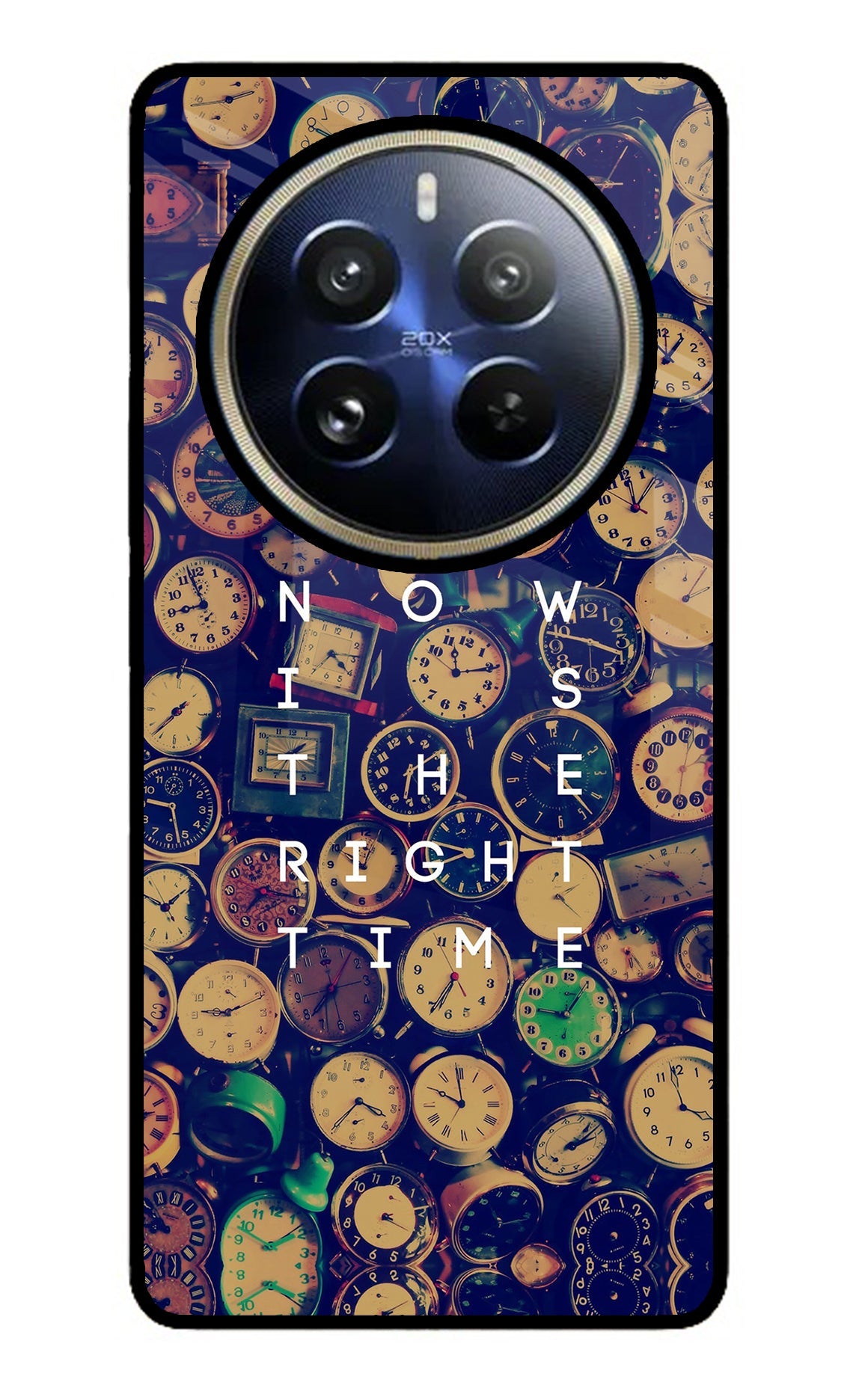 Now is the Right Time Quote Realme 12 Pro 5G/12 Pro+ 5G Glass Case