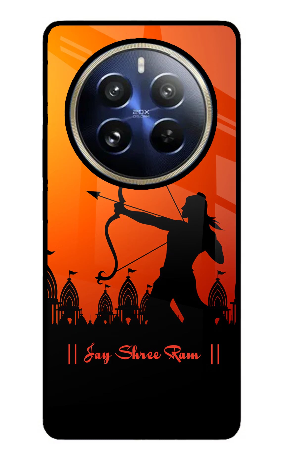 Lord Ram - 4 Realme 12 Pro 5G/12 Pro+ 5G Glass Case Back Cover by Casekaro