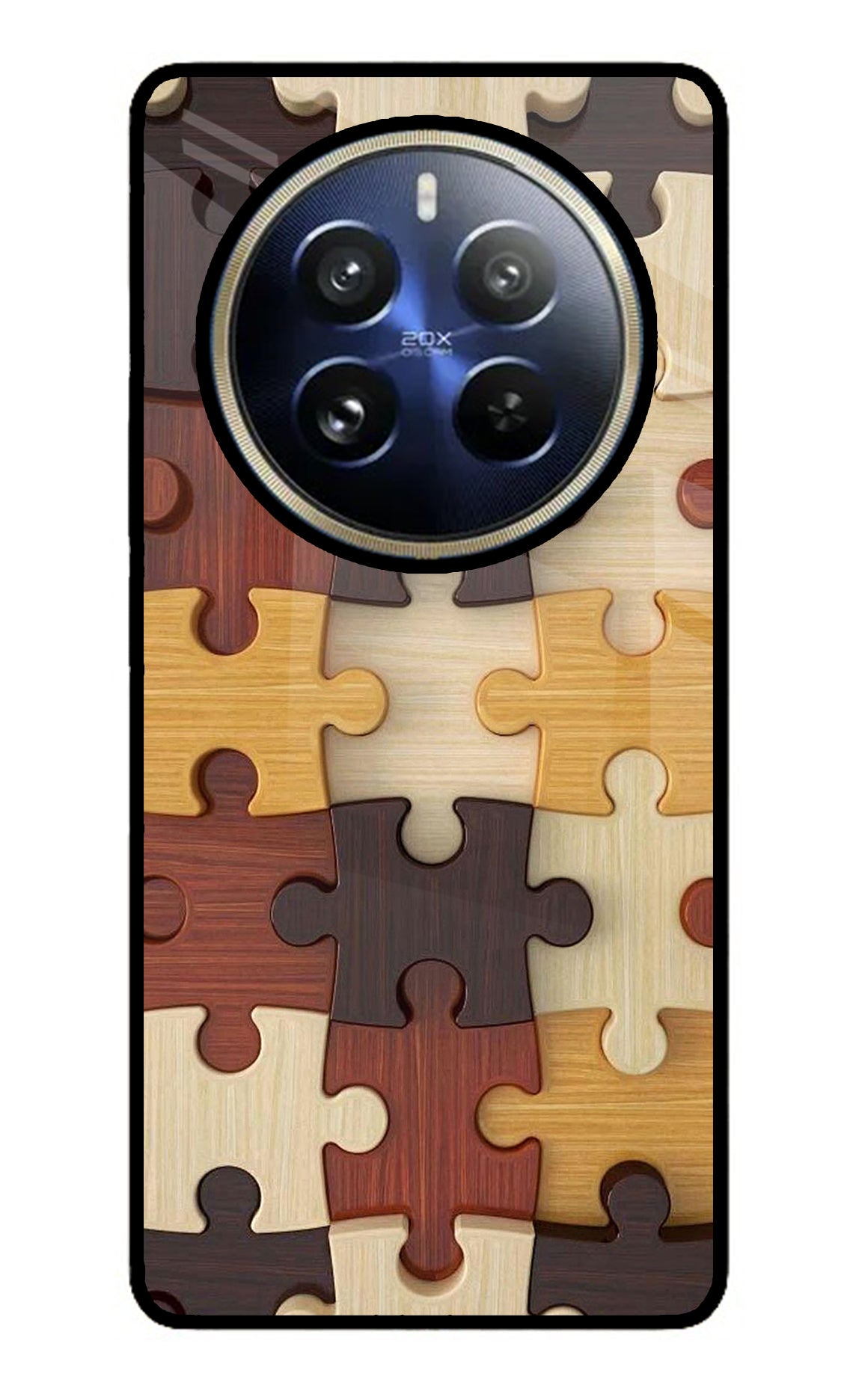 Wooden Puzzle Realme 12 Pro 5G/12 Pro+ 5G Back Cover