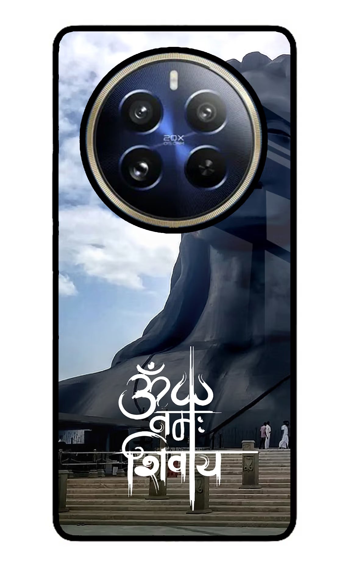 Om Namah Shivay Realme 12 Pro 5G/12 Pro+ 5G Glass Case Back Cover by Casekaro