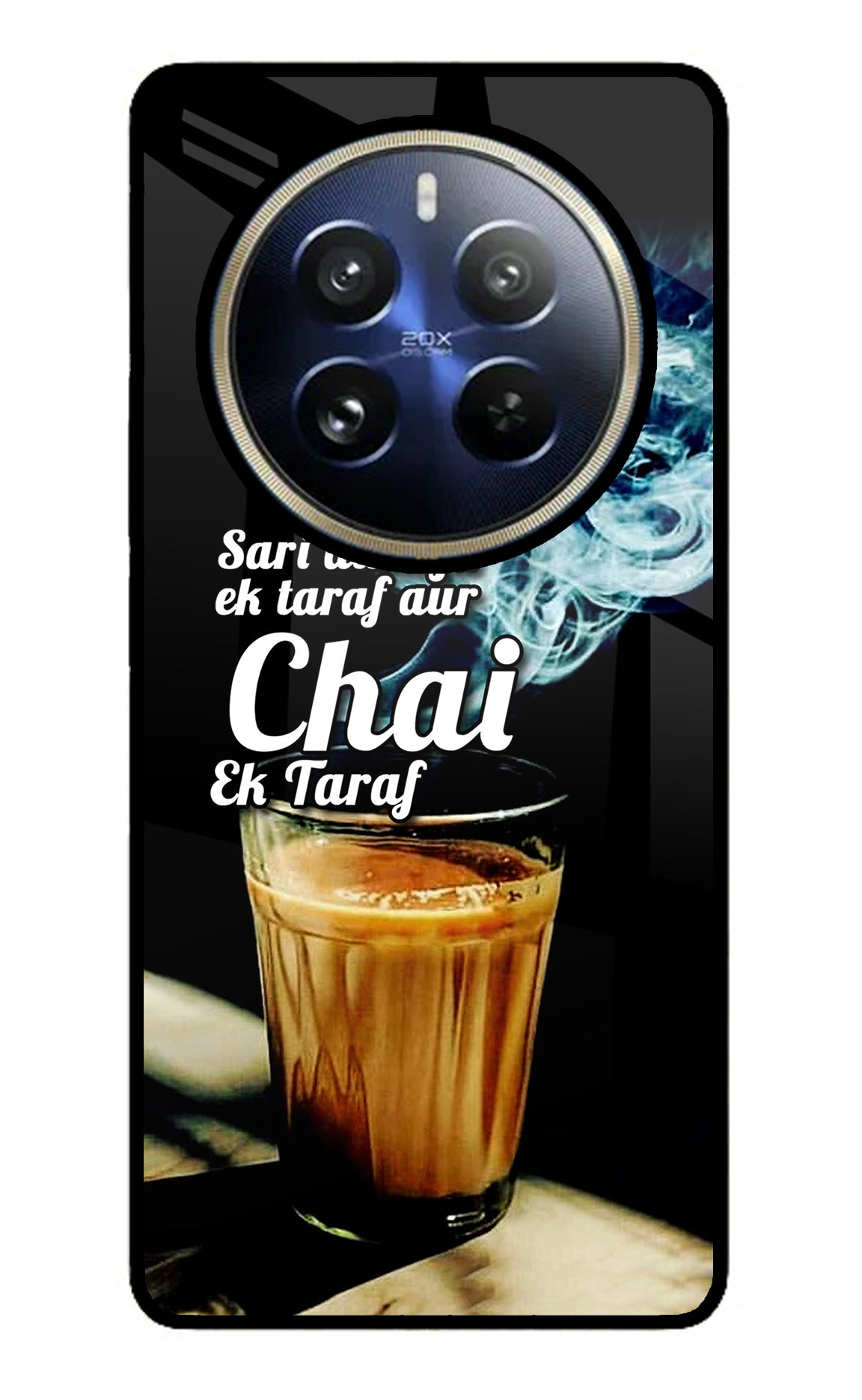 Chai Ek Taraf Quote Realme 12 Pro 5G/12 Pro+ 5G Glass Case