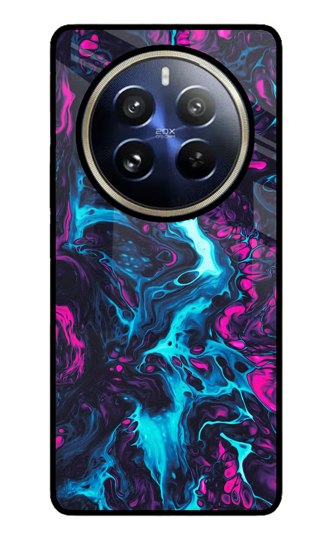 Abstract Realme 12 Pro 5G/12 Pro+ 5G Glass Case Back Cover by Casekaro