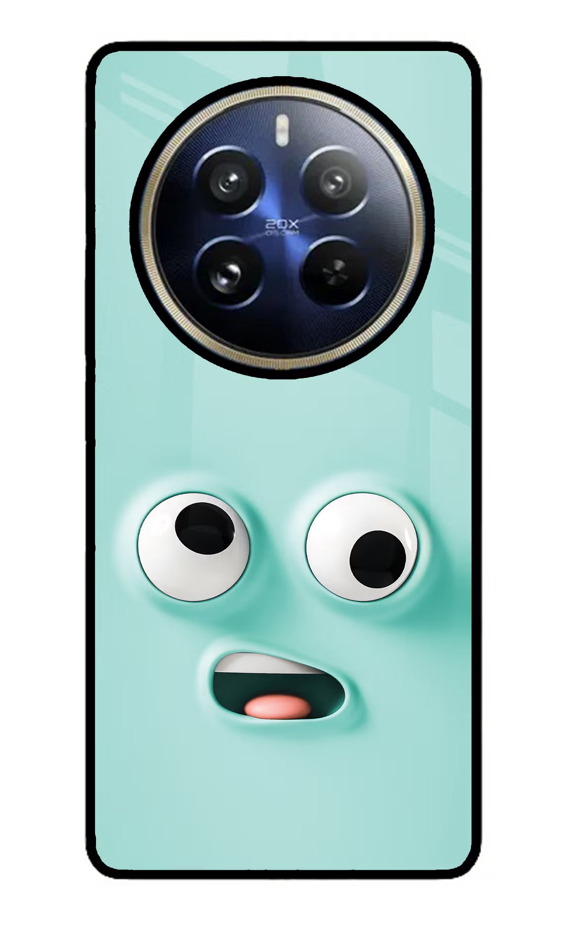 Funny Cartoon Realme 12 Pro 5G/12 Pro+ 5G Glass Case Back Cover by Casekaro