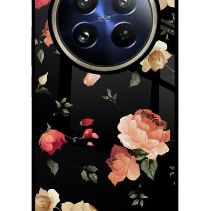 Flowers Realme 12 Pro 5G/12 Pro+ 5G Glass Case