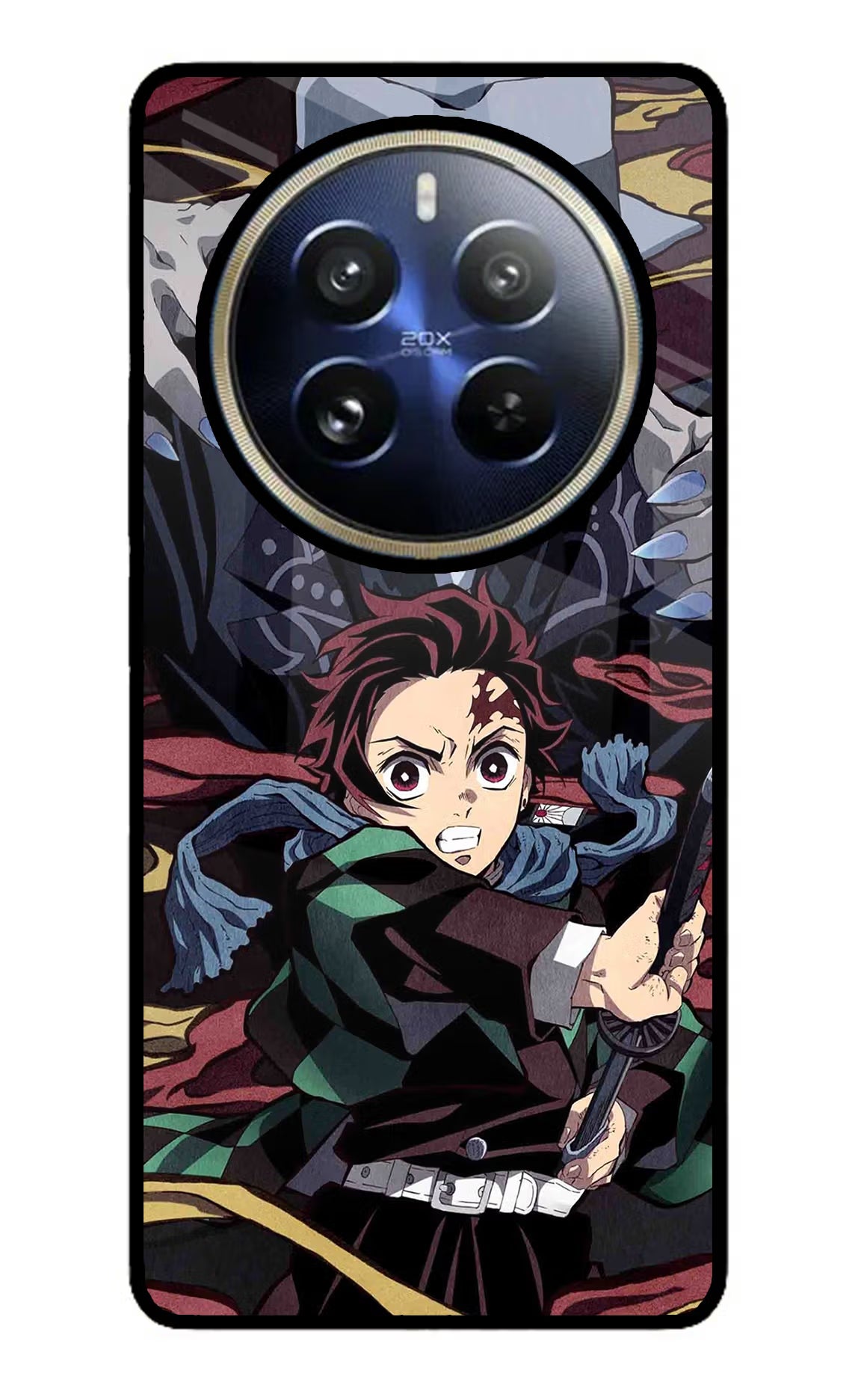 Demon Slayer Realme 12 Pro 5G/12 Pro+ 5G Glass Case Back Cover by Casekaro