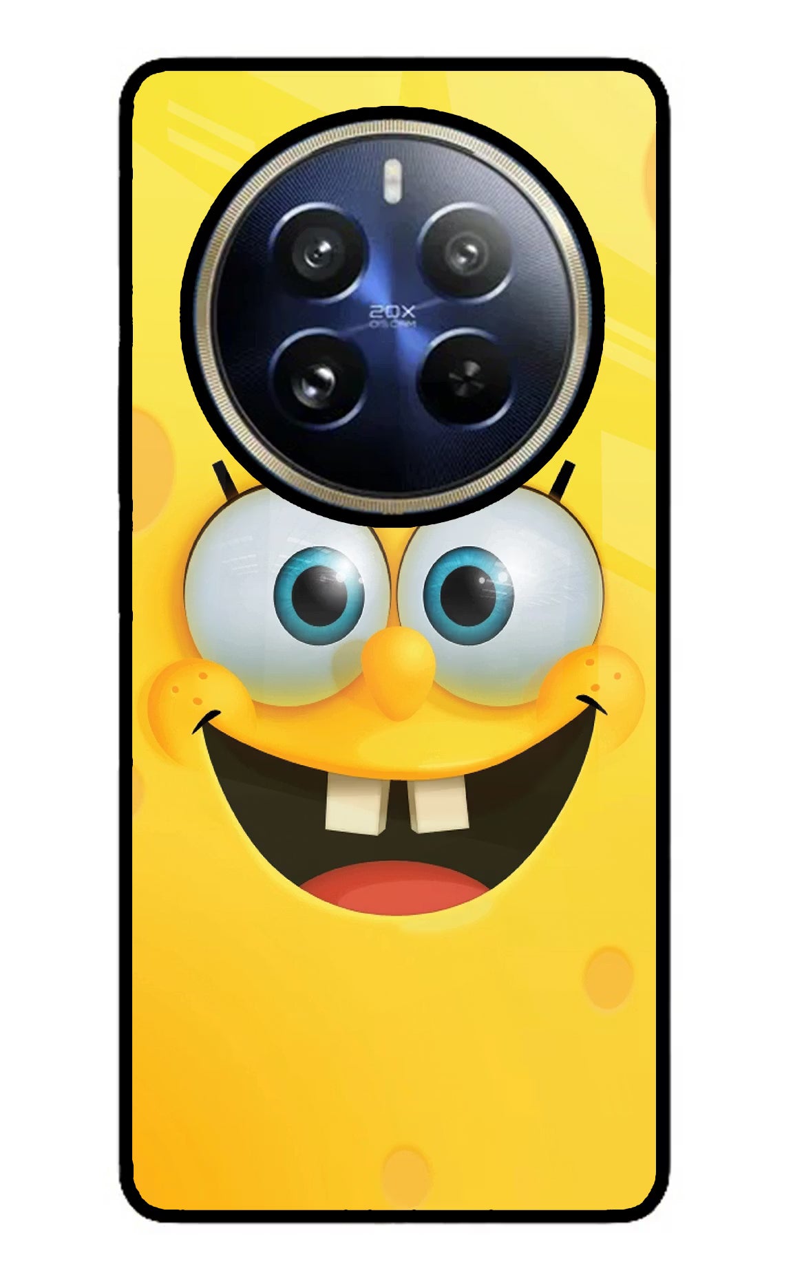 Sponge 1 Realme 12 Pro 5G/12 Pro+ 5G Glass Case Back Cover by Casekaro