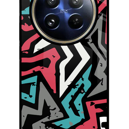 Geometric Graffiti Realme 12 Pro 5G/12 Pro+ 5G Glass Case