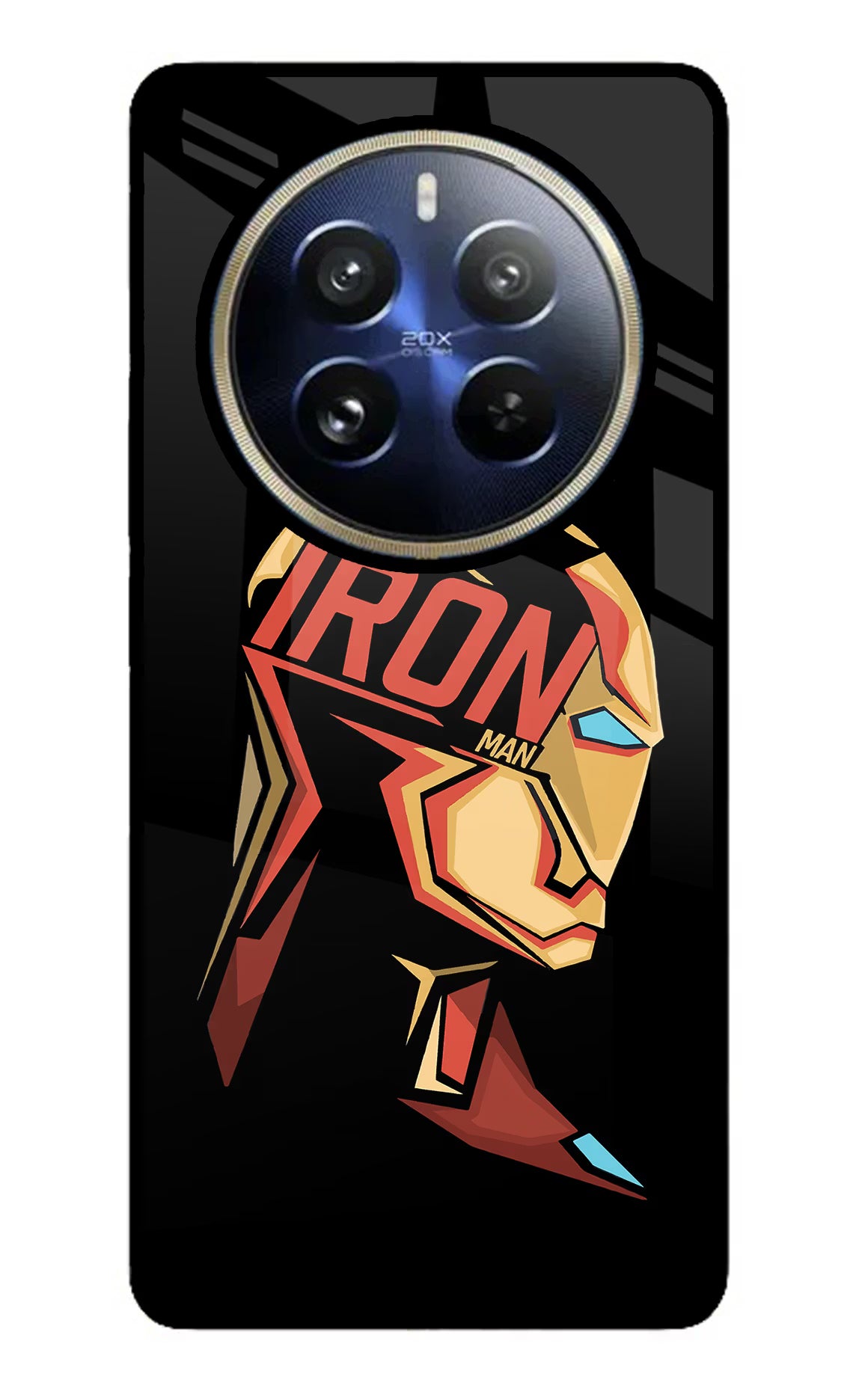 IronMan Realme 12 Pro 5G/12 Pro+ 5G Glass Case Back Cover by Casekaro