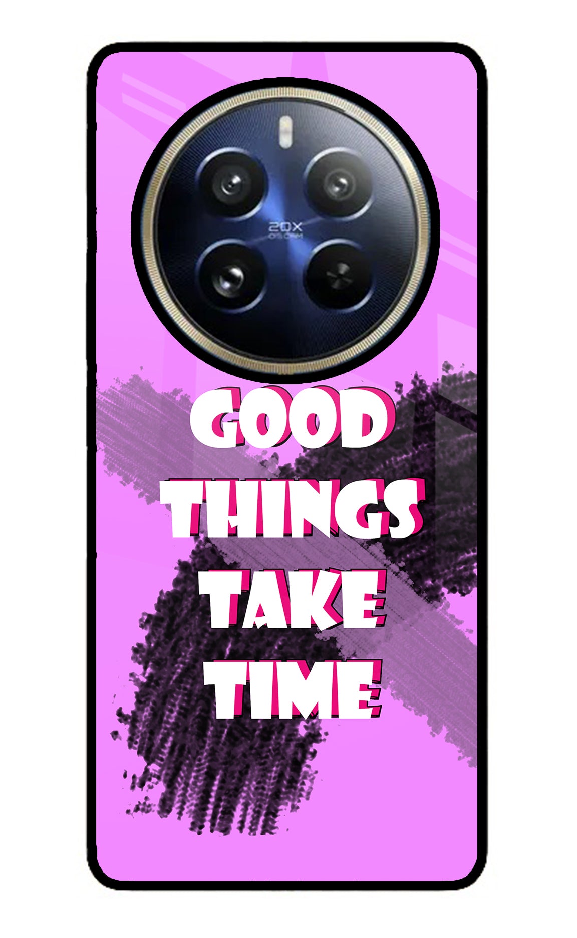 Good Things Take Time Realme 12 Pro 5G/12 Pro+ 5G Glass Case