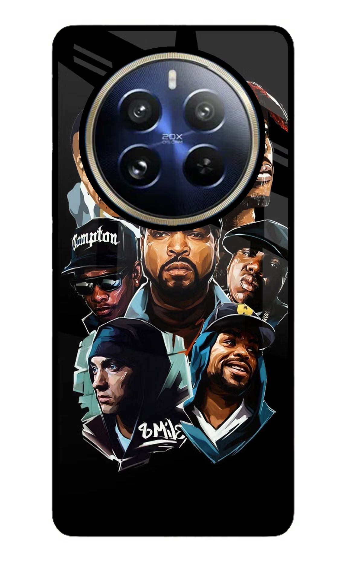 Rappers Realme 12 Pro 5G/12 Pro+ 5G Glass Case Back Cover by Casekaro