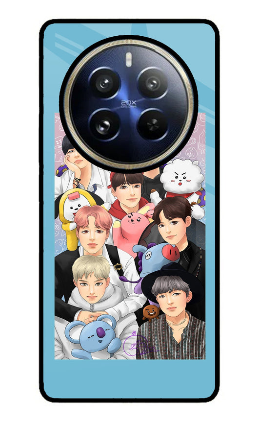 BTS with animals Realme 12 Pro 5G/12 Pro+ 5G Glass Case