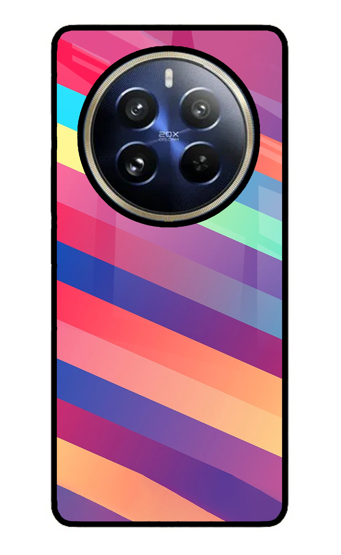 Stripes color Realme 12 Pro 5G/12 Pro+ 5G Back Cover