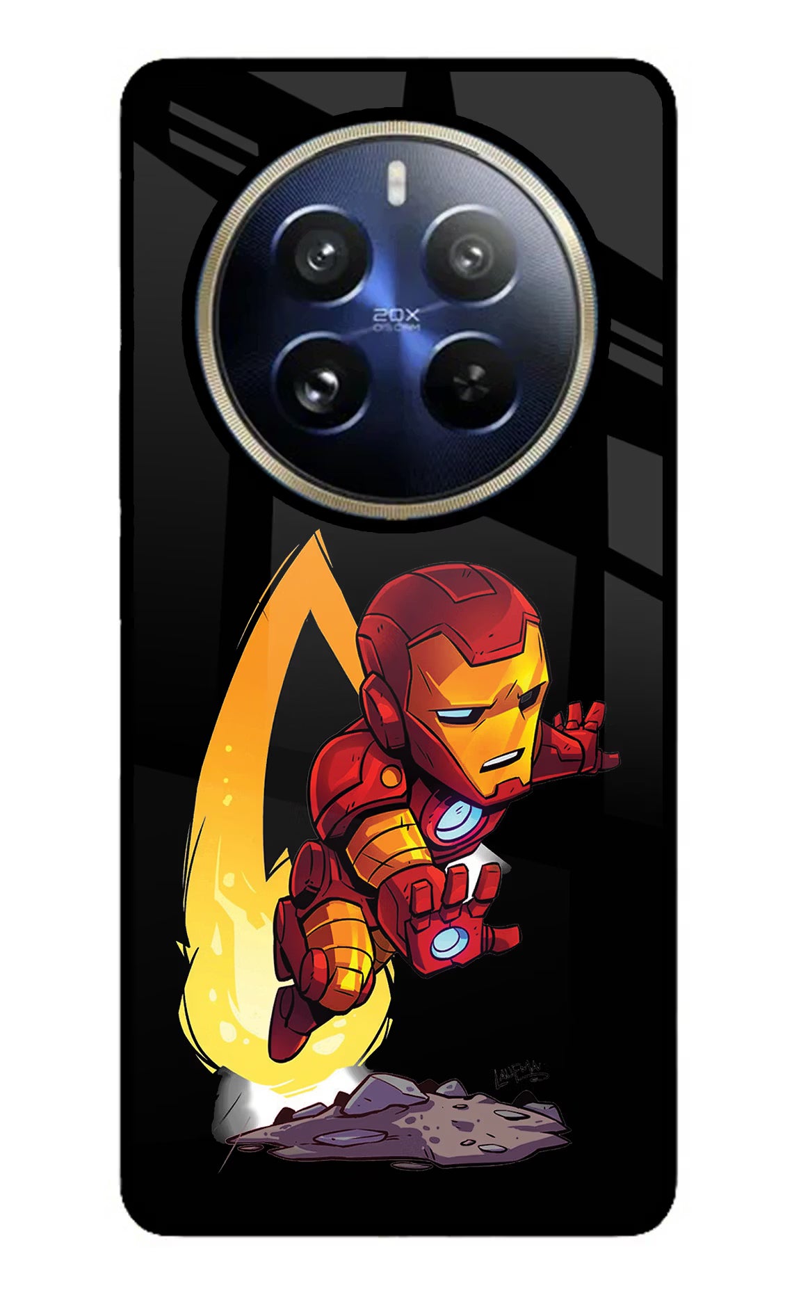 IronMan Realme 12 Pro 5G/12 Pro+ 5G Glass Case Back Cover by Casekaro