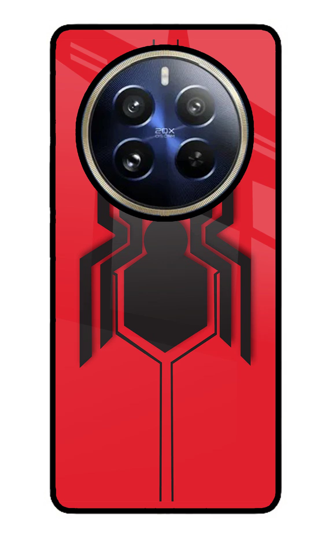 Spider Realme 12 Pro 5G/12 Pro+ 5G Glass Case Back Cover by Casekaro