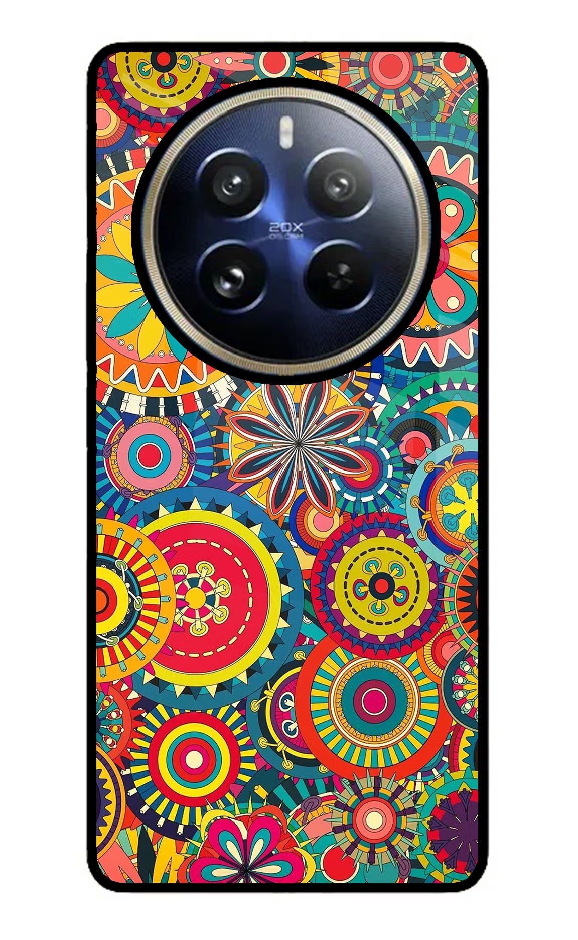 Gol Gol Art Realme 12 Pro 5G/12 Pro+ 5G Glass Case Back Cover by Casekaro
