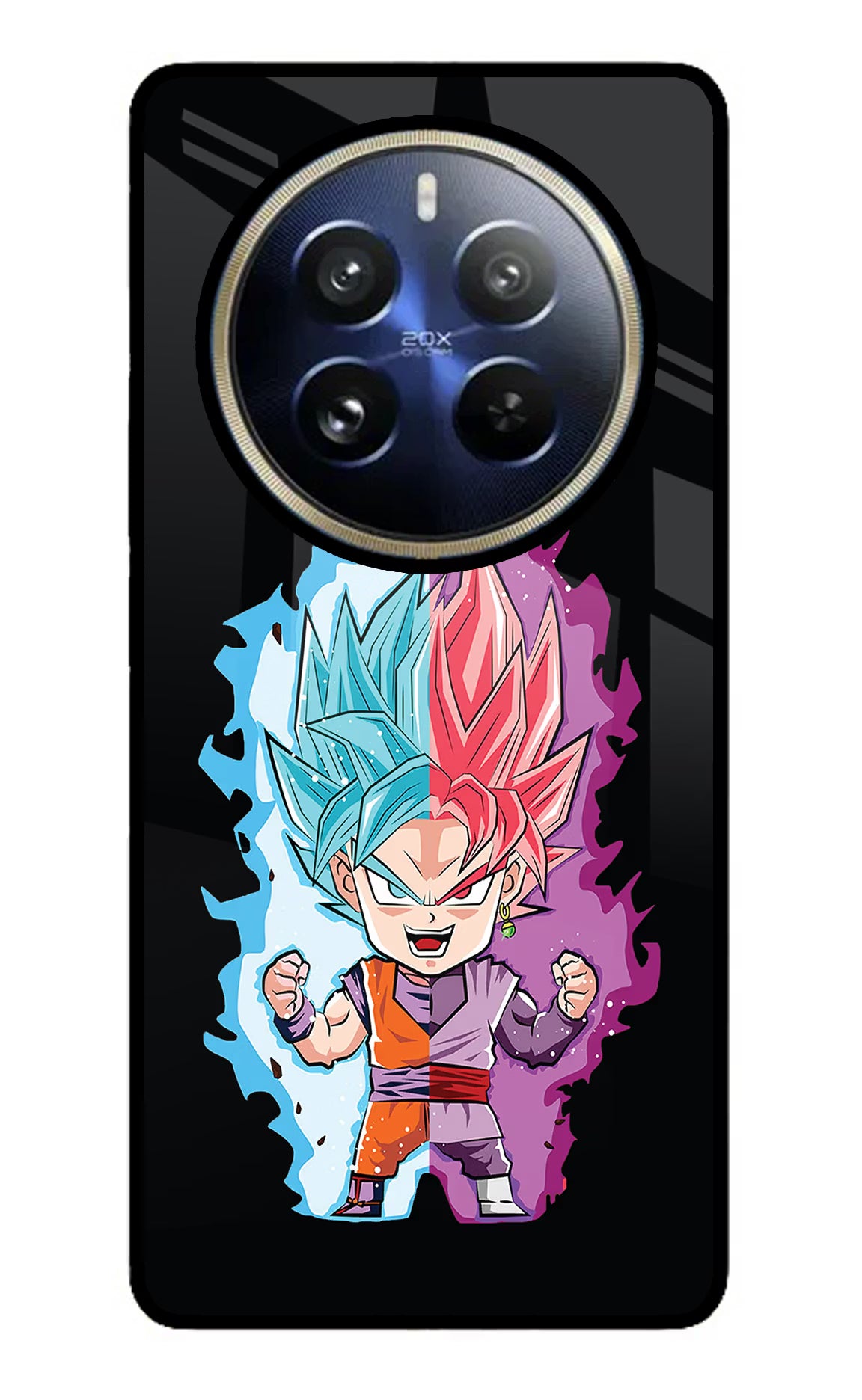 Chota Goku Realme 12 Pro 5G/12 Pro+ 5G Glass Case Back Cover by Casekaro