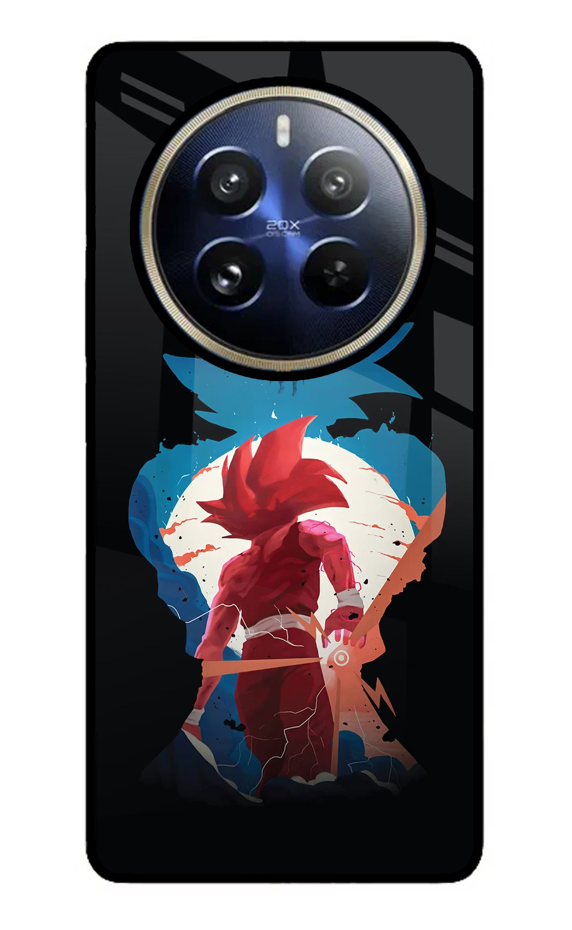 Goku Realme 12 Pro 5G/12 Pro+ 5G Glass Case Back Cover by Casekaro