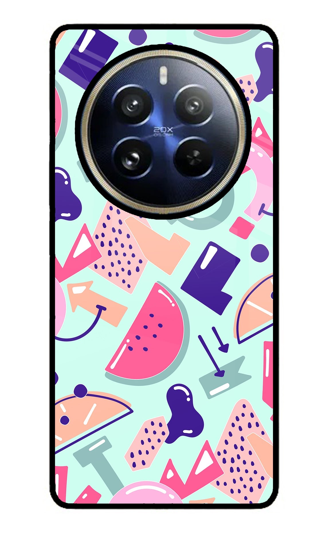 Doodle Pattern Realme 12 Pro 5G/12 Pro+ 5G Back Cover