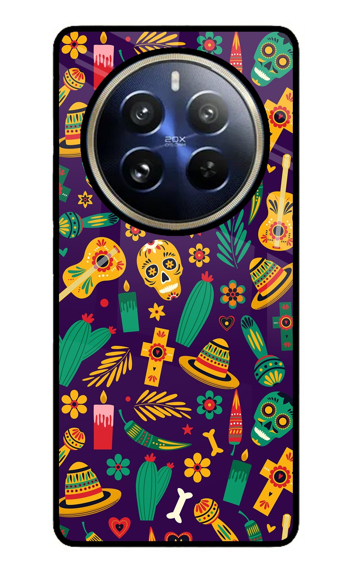 Mexican Artwork Realme 12 Pro 5G/12 Pro+ 5G Glass Case