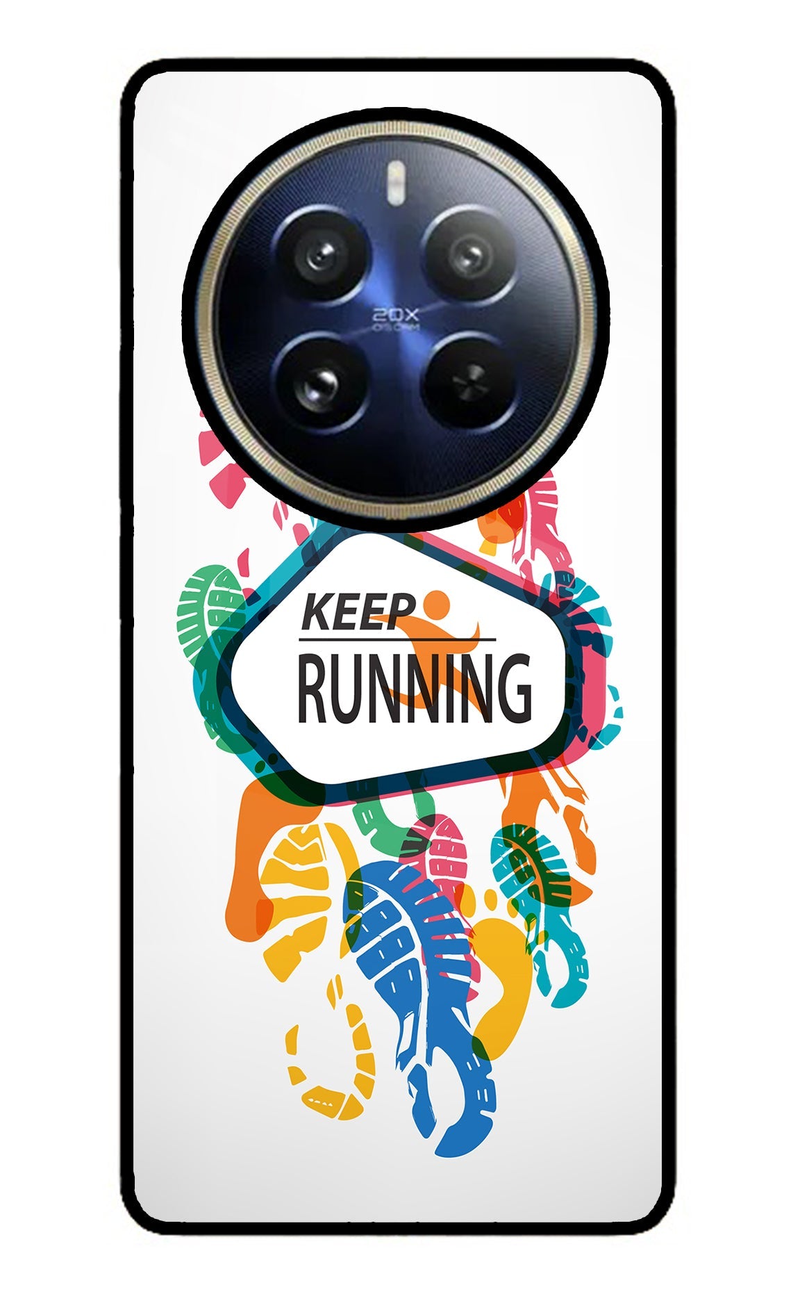 Keep Running Realme 12 Pro 5G/12 Pro+ 5G Glass Case