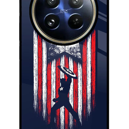 Captain America Marvel Art Realme 12 Pro 5G/12 Pro+ 5G Glass Case