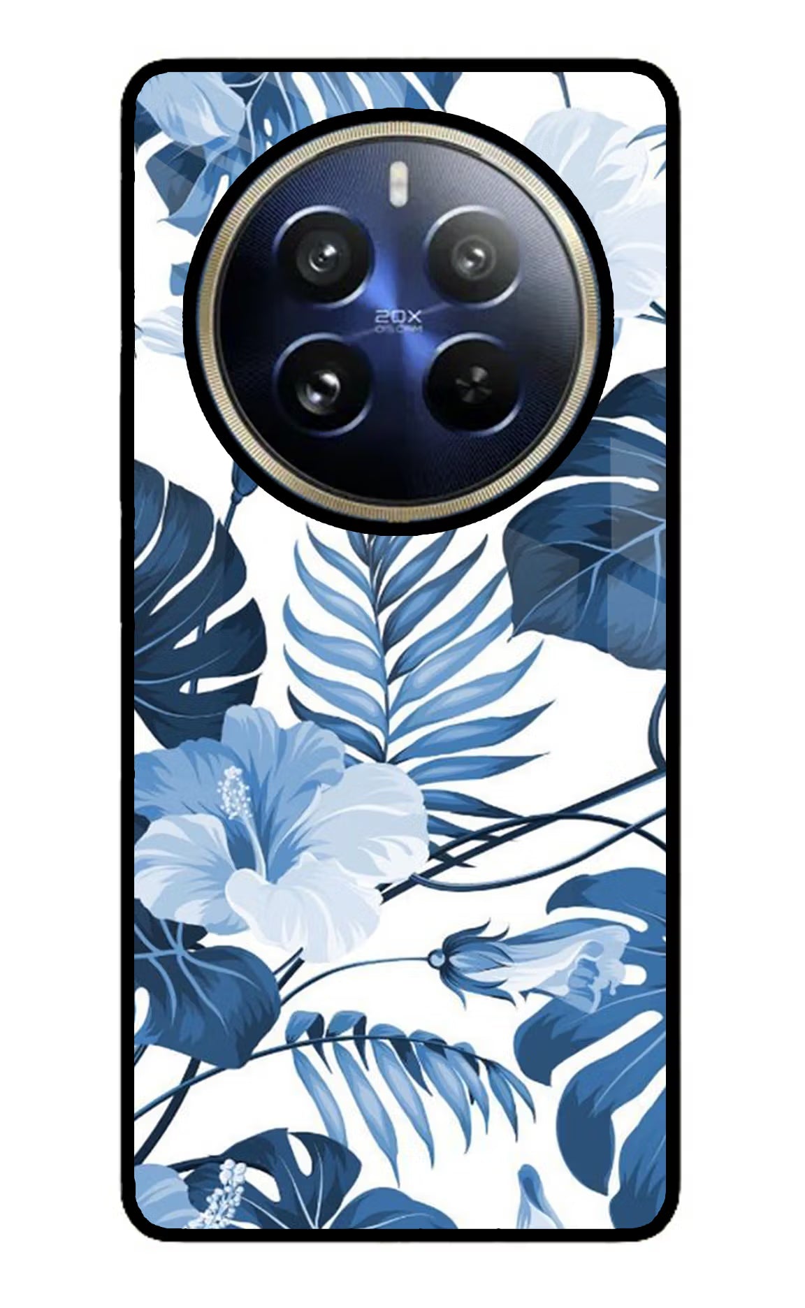 Fabric Art Realme 12 Pro 5G/12 Pro+ 5G Glass Case Back Cover by Casekaro