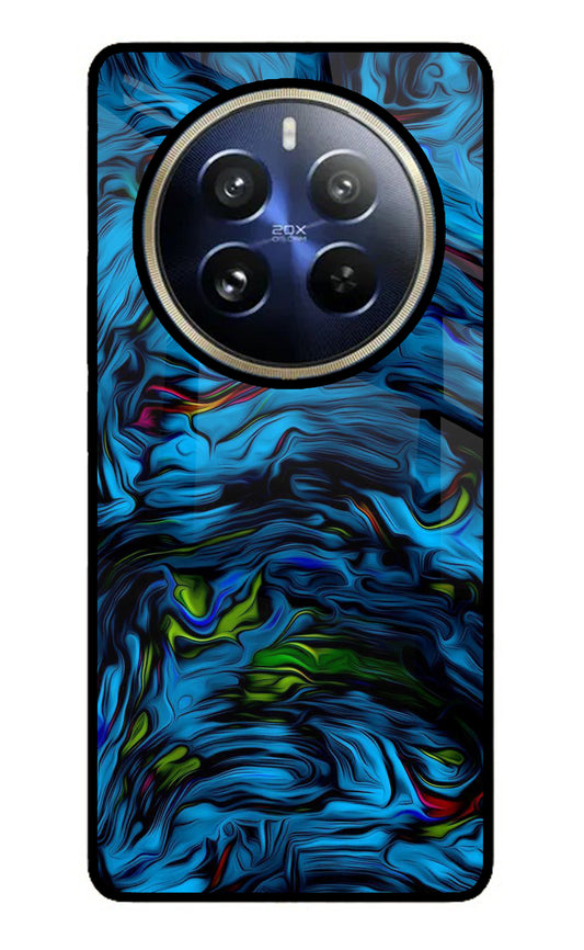 Dark Blue Abstract Realme 12 Pro 5G/12 Pro+ 5G Glass Case