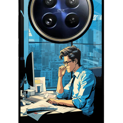 Focused Hustler (AI Generated) Realme 12 Pro 5G/12 Pro+ 5G Glass Case