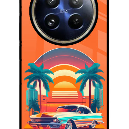 Palm Drive 80s Realme 12 Pro 5G/12 Pro+ 5G Glass Case