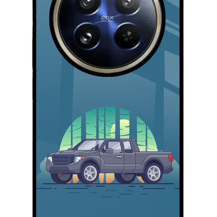 Retro Garage Vibe Realme 12 Pro 5G/12 Pro+ 5G Glass Case