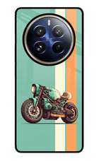 Striped Moto Drift Realme 12 Pro 5G/12 Pro+ 5G Glass Case