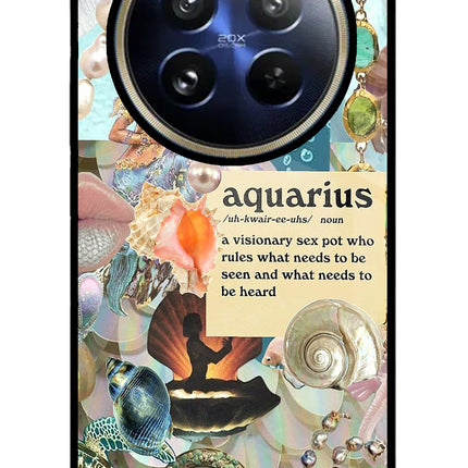 Aquarius Zodiac Realme 12 Pro 5G/12 Pro+ 5G Glass Case