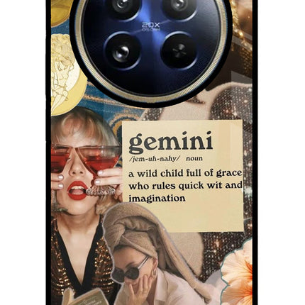 Gemini Zodiac Realme 12 Pro 5G/12 Pro+ 5G Glass Case