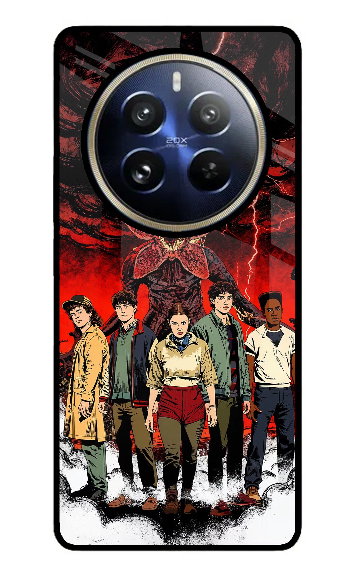 Ordinary Things Characters Realme 12 Pro 5G/12 Pro+ 5G Glass Case Back Cover by Casekaro
