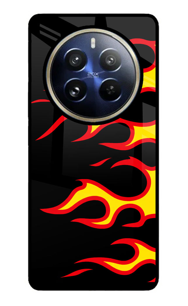 Side Sweep Flames Realme 12 Pro 5G/12 Pro+ 5G Glass Case