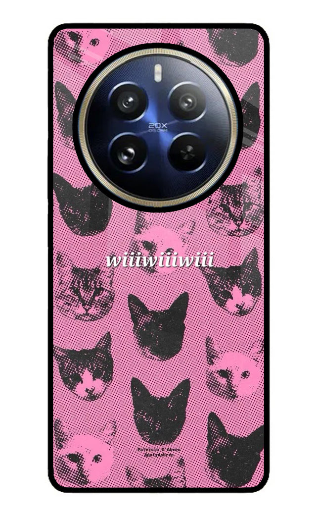 Pink Cats Realme 12 Pro 5G/12 Pro+ 5G Glass Case