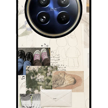 Soft Aesthetic Realme 12 Pro 5G/12 Pro+ 5G Glass Case