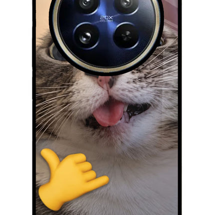 Silly Cat Call Realme 12 Pro 5G/12 Pro+ 5G Glass Case