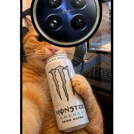 Gamer Cat Energy Realme 12 Pro 5G/12 Pro+ 5G Glass Case