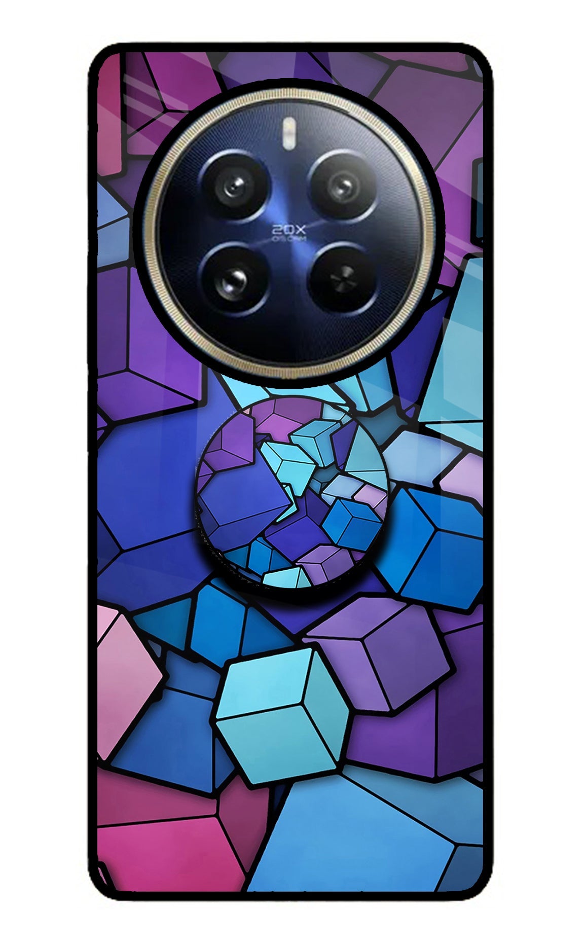 Cubic Abstract Realme 12 Pro 5G/12 Pro+ 5G Pop Case